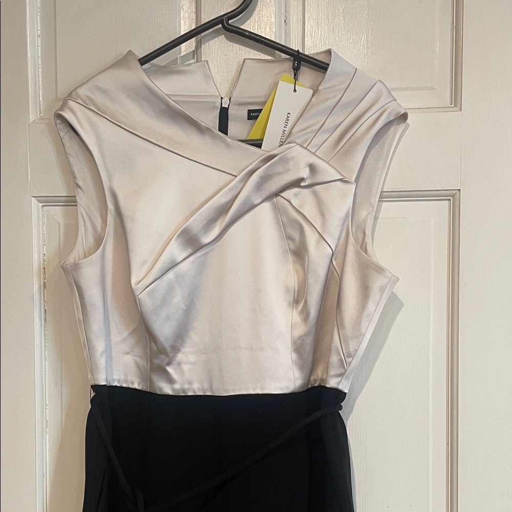 Karen Millen White and Black Jumpsuit - Picture 4 of 8
